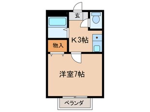 シャトーMTの物件間取画像